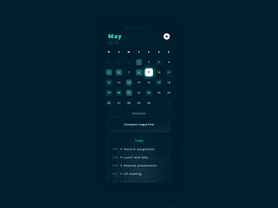 Calendar App Animation animation animation design app app animation app design bike calendar calendar app calendar ui design icon illustration minimal mobile app shadow task task management app ui ux
