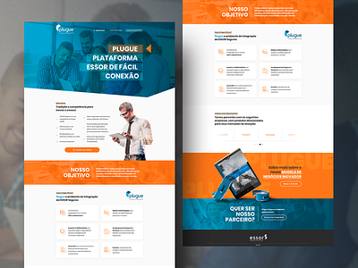 Landing Page Plugue landing page ui ux