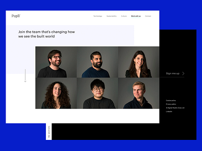 Pupil.co – Page Layouts architectural data grid layout london property real estate responsive simple spatial startup technology trending ui uk website