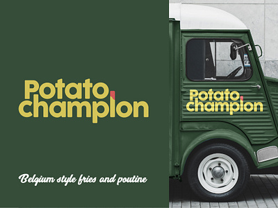 Potato Champion brand branding branding and identity branding concept branding design dribbbleweeklywarmup food logo oregon pdx pnw portland rebrand rebranding weekly challenge weekly warm up weeklywarmup