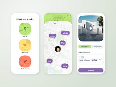 Rent a home dailyui design mobile mobile ui mobileui ui uiux ux ux ui