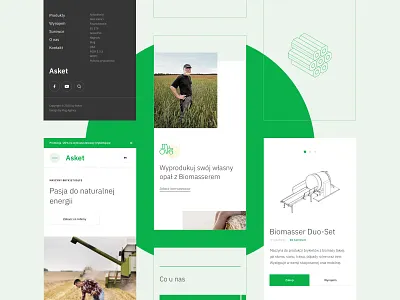 Asket - Rebranding branding clean design farm farm field farmer illustration logo mobile design photos rebrand rebranding refresh rwd straw styleguide technical illustration