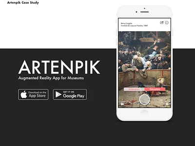 Artenpik Augmented Reality App for Museums android ar augmented reality design invision ios mobile mobile app mobile app design mobile design mobile ui product design sketch sketchapp ui ui design ux ux design