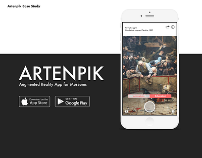 Artenpik Augmented Reality App for Museums android ar augmented reality design invision ios mobile mobile app mobile app design mobile design mobile ui product design sketch sketchapp ui ui design ux ux design