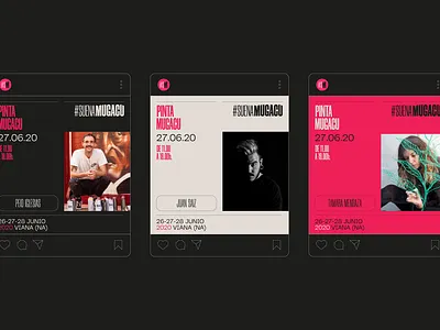 Festival #suenaMugacu instagram posts branding festival identity instagram instagram post