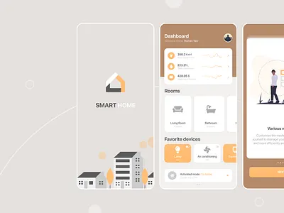 Smart Home app design figma home illustration ios people smarthome ui uiux uiuxdesign
