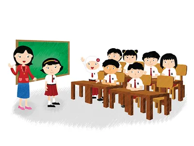 illustration for elementary books illustration