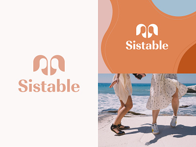 Sistable – Branding brand brand design brand identity branding coaching design faces girls logo logo design logotype orange pink sistable sister sisterhood sisters visual identity woman women