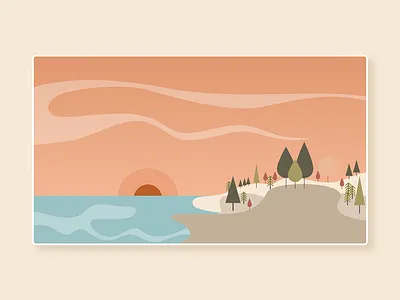 Minimalist Wallpaper_Summer colors graphic design ill illustration minimalist