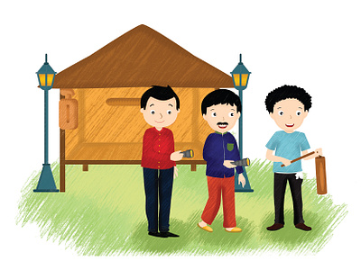 illustration for elementary books illustration