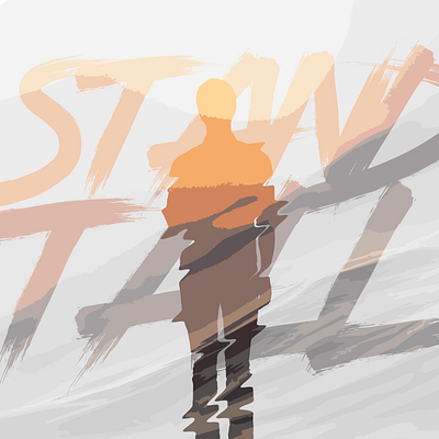 Stand Tall design illustration render