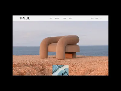 Facil Website Animation & Design animation branding furniture website interior transition ui ui design webdesign website concept