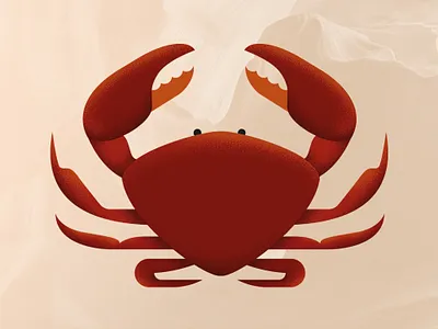 ♋︎ Cancer - 12 Signs x 12 Beers astrology beer label design cancer crab horoscope label design packaging red zodiac sign