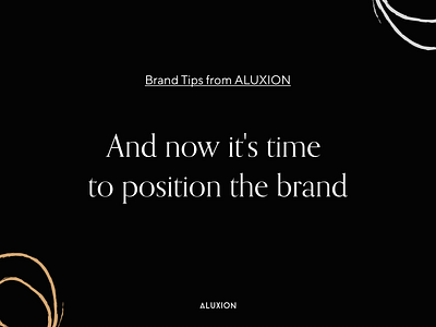 Brand Tips aluxion branding design illustration