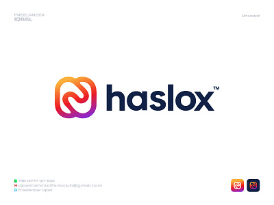 HS Modern Brand Logo Design Concept - Unused blockchain brand identity branding business logo company logo creative logo design h logo hs logo icon identity logo logo design logo designer logos modern logo s logo startup symbol vector