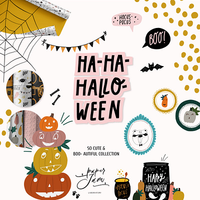 Halloween illustration branding design illustration lettering