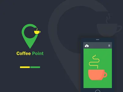 Coffee Point - Branding and Logo Design project 2d beverage branding coffee creative graphic design icon idenity illustration india local business logo typography vector
