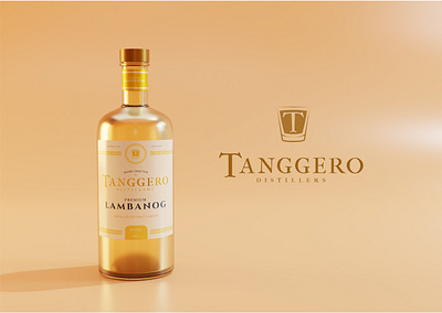 Tanggero Lambanog - Branding & Packaging Design brand identity branding design high end illustration illustrator liquor liquor branding logo minimal mockup packaging packaging design vector visualization