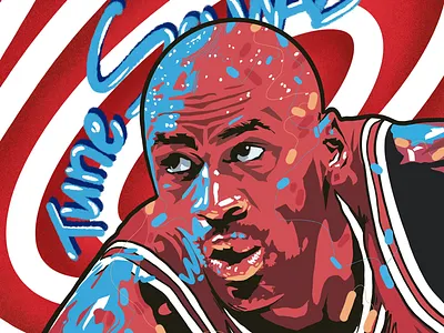 Tune Squad basketball bugs bunny graphics illustration illustrator jordan looney tunes nba space jam tune squad wallpaper