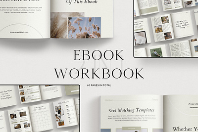 Ebook + Workbook Bundle | CANVA branding brochure bundle business canva catalogue clean ebook elegant magazine modern portfolio template workbook