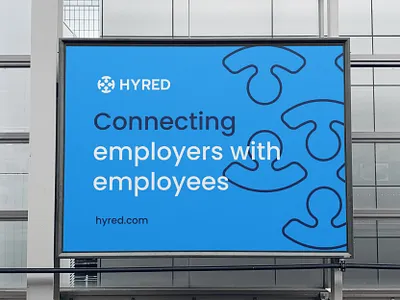 HYRED - Branding brand applications brand identity branding careers connection health hire icon identity illustration job job search logo design marketing medical mockups modern network people web design