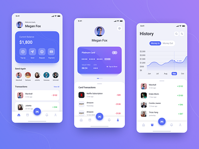 Mobile Banking - Exploration bank app banking app clean figma figmadesign finance mobile mobile app design mobile banking ui uidesign uxui