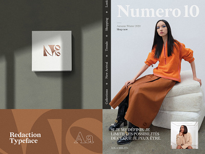 Numero 10 Fashion Magazine brand identity branding branding design colors cover custom fashion halo lab identity lettering logo logo logo design logotype lookbook magazine shopping trends warm