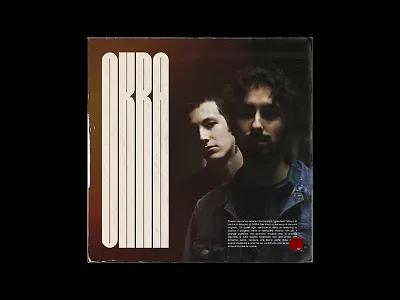 ØKRA art cd cd cover cover layout music poster poster art poster design typography typography art