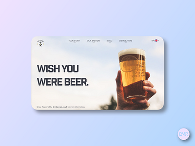 Isle of Dogs IPA Brewery Website landingpage uidesign uiux uxdesign webdesign