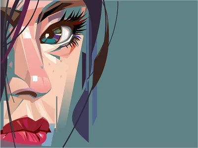 She still loves you avatar character design graphic illustration portrait vector