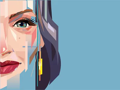 Open your ideas and your creativity character faces graphic graphics illustration portrait vector