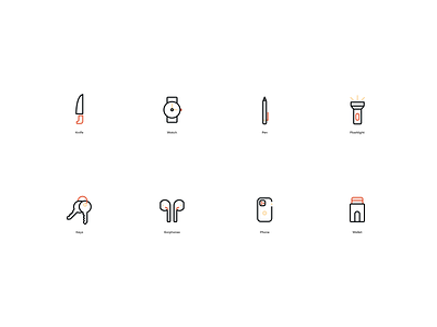 EDC Icons branding clean design figma icon icons kovalev luxury modern nicholas simple vector