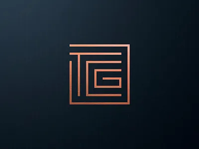 TCG monogram abstract colors creative design elegant lines logo logodesign luxury luxury logo mark minimal monogram monogram logo simple symbol