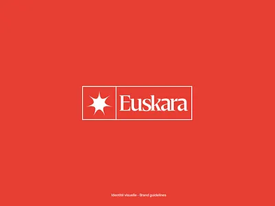 Visual Identity-Euskara brand design branding design graphic design logo visual identity