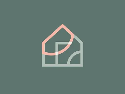 EvDekoru Icon brand identity branding decor decoration home home decor house house logo icon logo logodesign logomark mark overlap