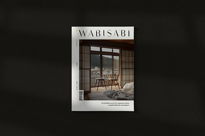 WABISABI MAG branding elegant graphic design japanese luxury magazine minimal print