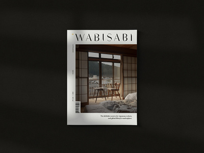 WABISABI MAG branding elegant graphic design japanese luxury magazine minimal print