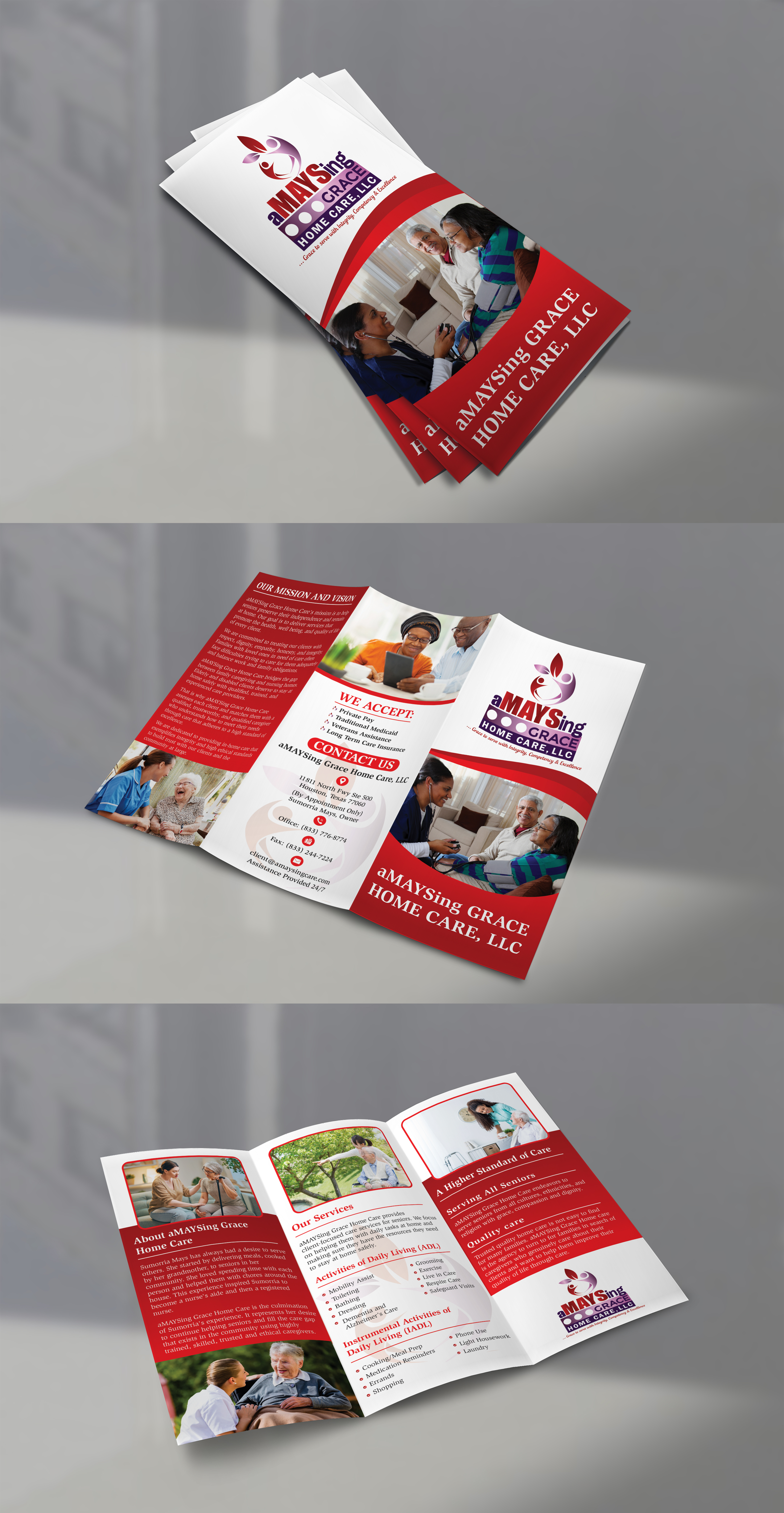 Example of Professional Trifold Brochure Design