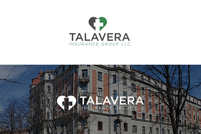 Talavera Insurance Group LLC Logo | Business | Life insurance brand identity branding design flat illustrator lettering logo minimal real estate typography