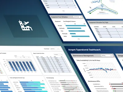 UX Dashboard Design - Airport Operational Overview adobe photoshop adobe xd airport branding business dashboard dashboard app dashboard design dashboard ui design desktop application desktop design operations travel traveling ui ui design ux ux ui ux design