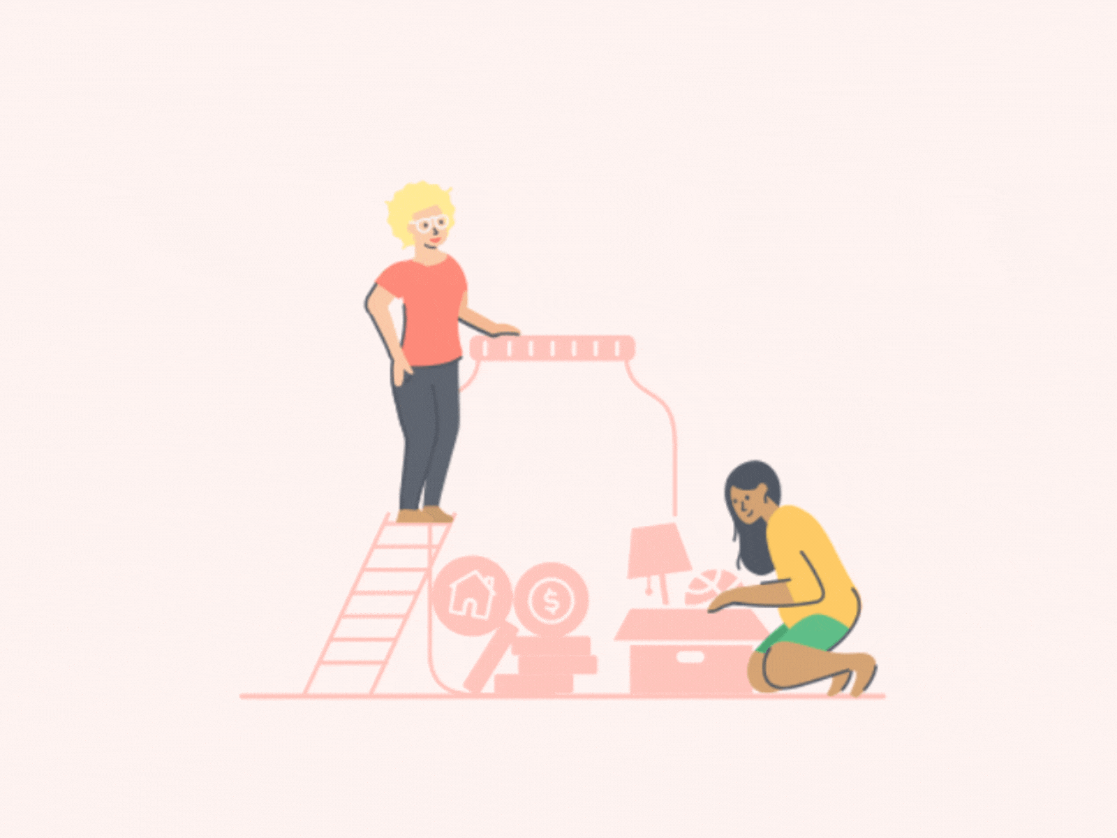 TurboTax illustration (Animations) app branding design graphic design illustration ui vector