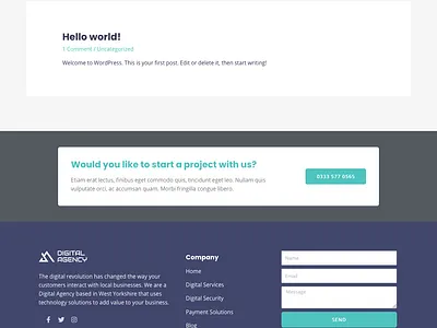 Mockup and WordPress Website Design for goelitedigital.co.uk mockup uidesign webdesign wordpress