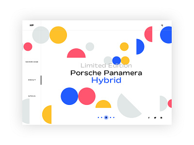 Geometric Header Design Concept colorful figma geometric design geometry header hero illustration landing minimal minimalism shapes simplicity sketch ui uiux ux vector website