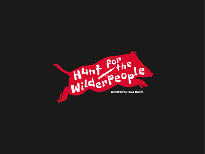 Hunt for the Wilderpeople animal branding design film films hunt knife logo logos minimal minimalist movie movies pig sticker taika waititi vector