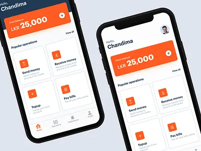 Finance app homescreen app app design finance fintech homepage design iphone app ui ui design ux ux design