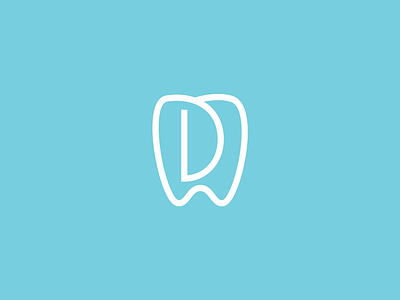 Dental mark icon logo mark