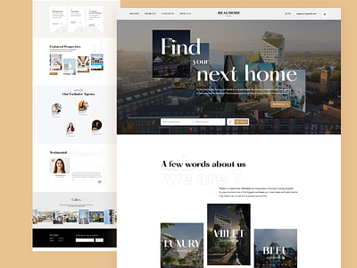 Real Estate Land page Template template