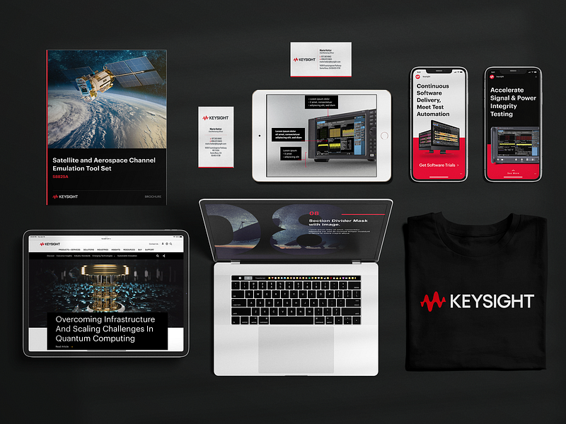 Keysight Brand Refresh Mockup