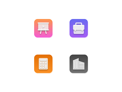 Softgalss office icons business calculator design figma icon icons illustration office officelife portfolio presentation sketch ui vector