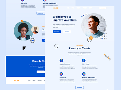 Landing Page - Daily UI #3 b2b website brand identity branding daily daily 100 challenge daily ui dailyui003 dailyuichallenge design dizzarro design ecommerce landingpage learning minimal peoples skills wordpress wordpress development wordpress theme